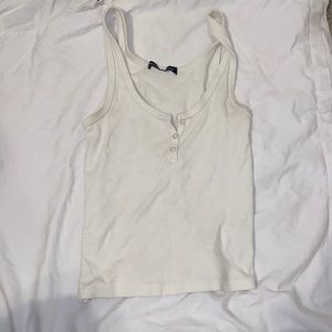 Brandy Melville White tank top one size